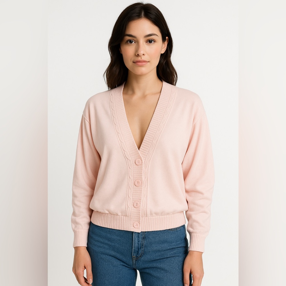 Vintage 80s feminine pink coverup